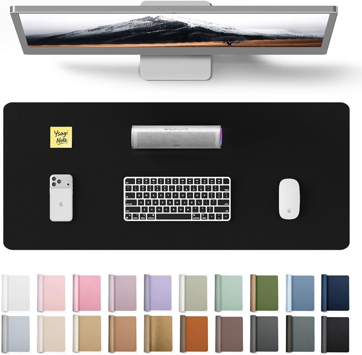 Leather Desk Pad - Leather Office Desk Pad Protector, Large