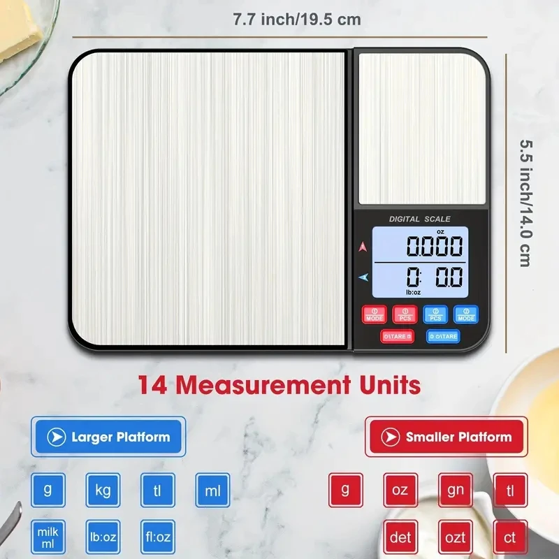 1pc Digital Kitchen Scale for  - Tape Dispenser Weighted 리뷰 및 가격