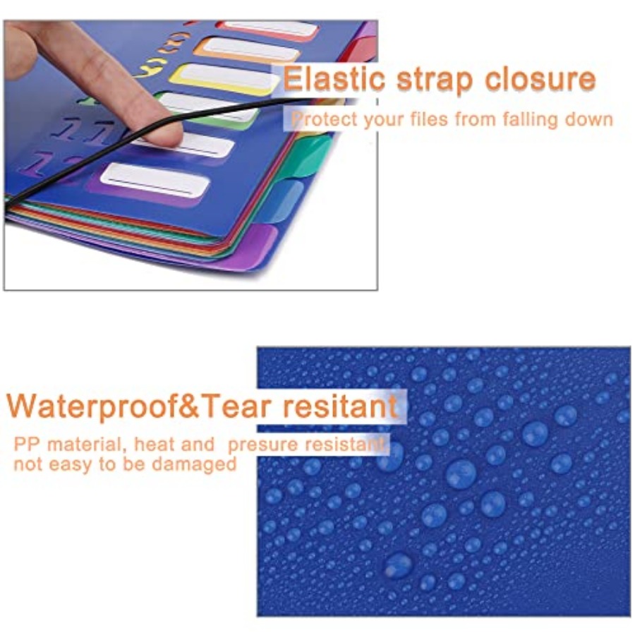Rainbow Tab Expanding File Fol - Tab Divider A4 리뷰 및 가격