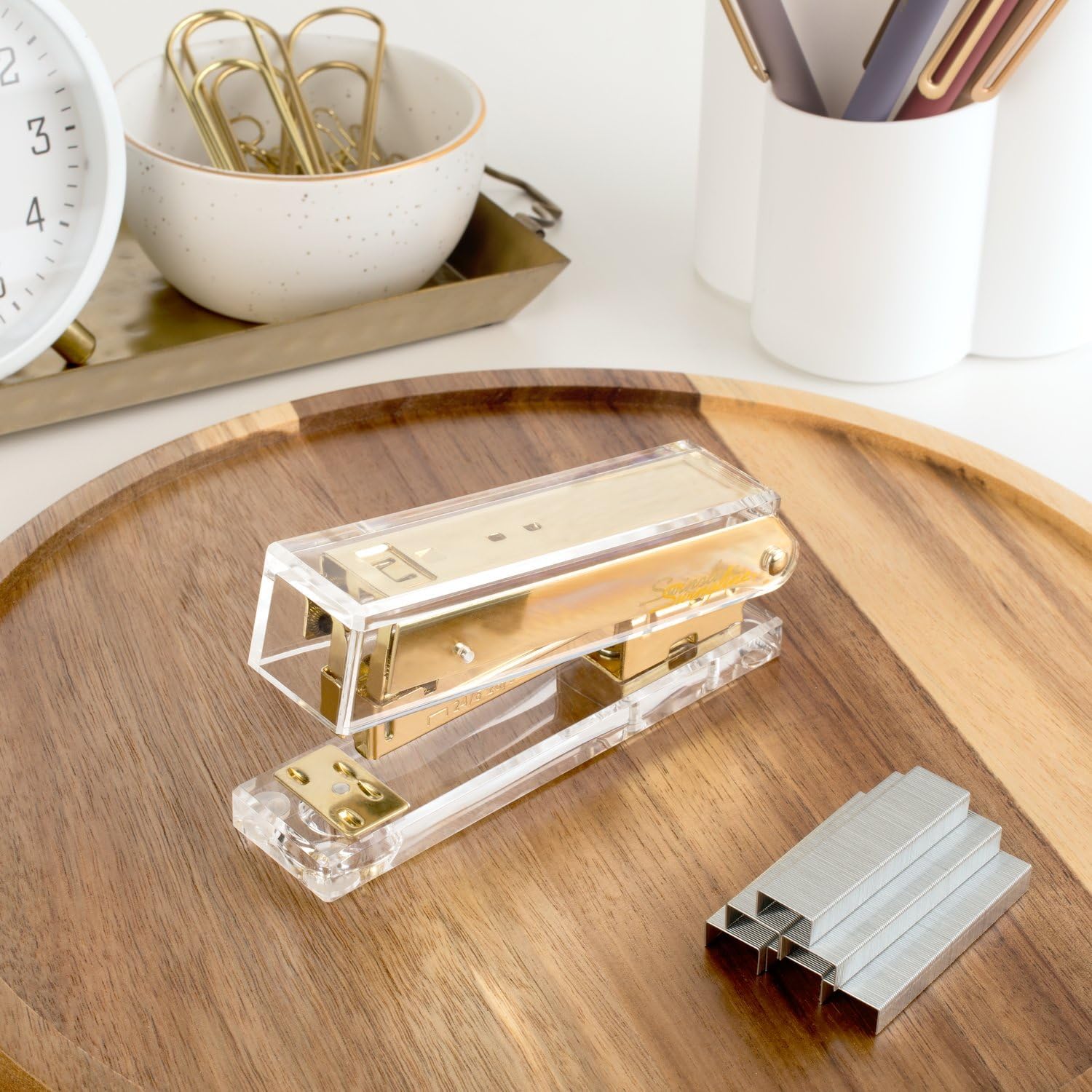 Swingline Compact Clear Acryli - Stapler Half Strip 리뷰 및 가격