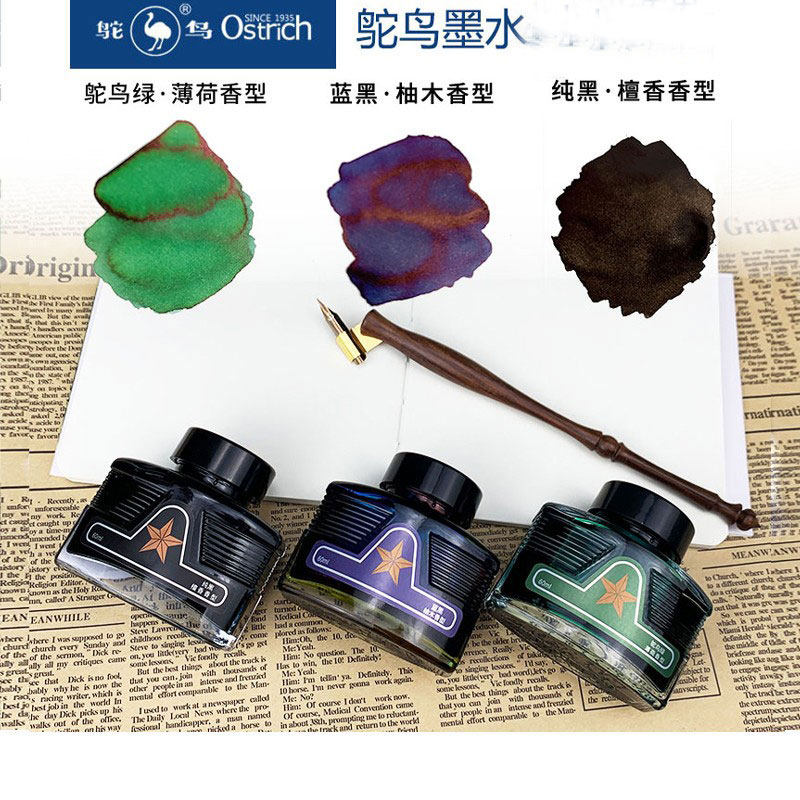 Ostrich Scented Fountain Pen I - Fountain Pen Bottled Ink 리뷰 및 가격