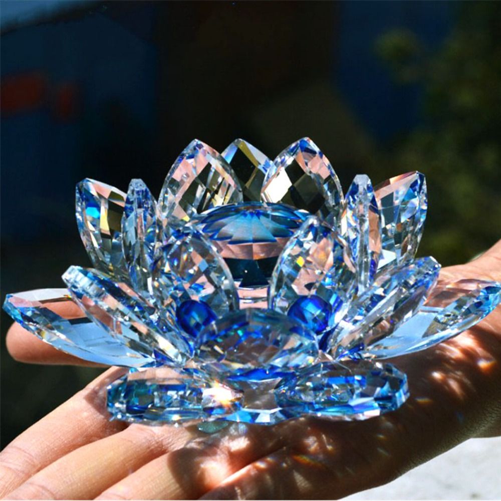 60-140mm Crystal Lotus Flower  - Paper Weight Crystal 리뷰 및 가격