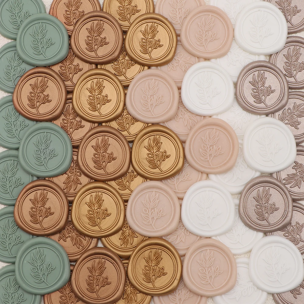 25pcs/set Olive Branches Leafy - Wax Seal Stamp Set 리뷰 및 가격