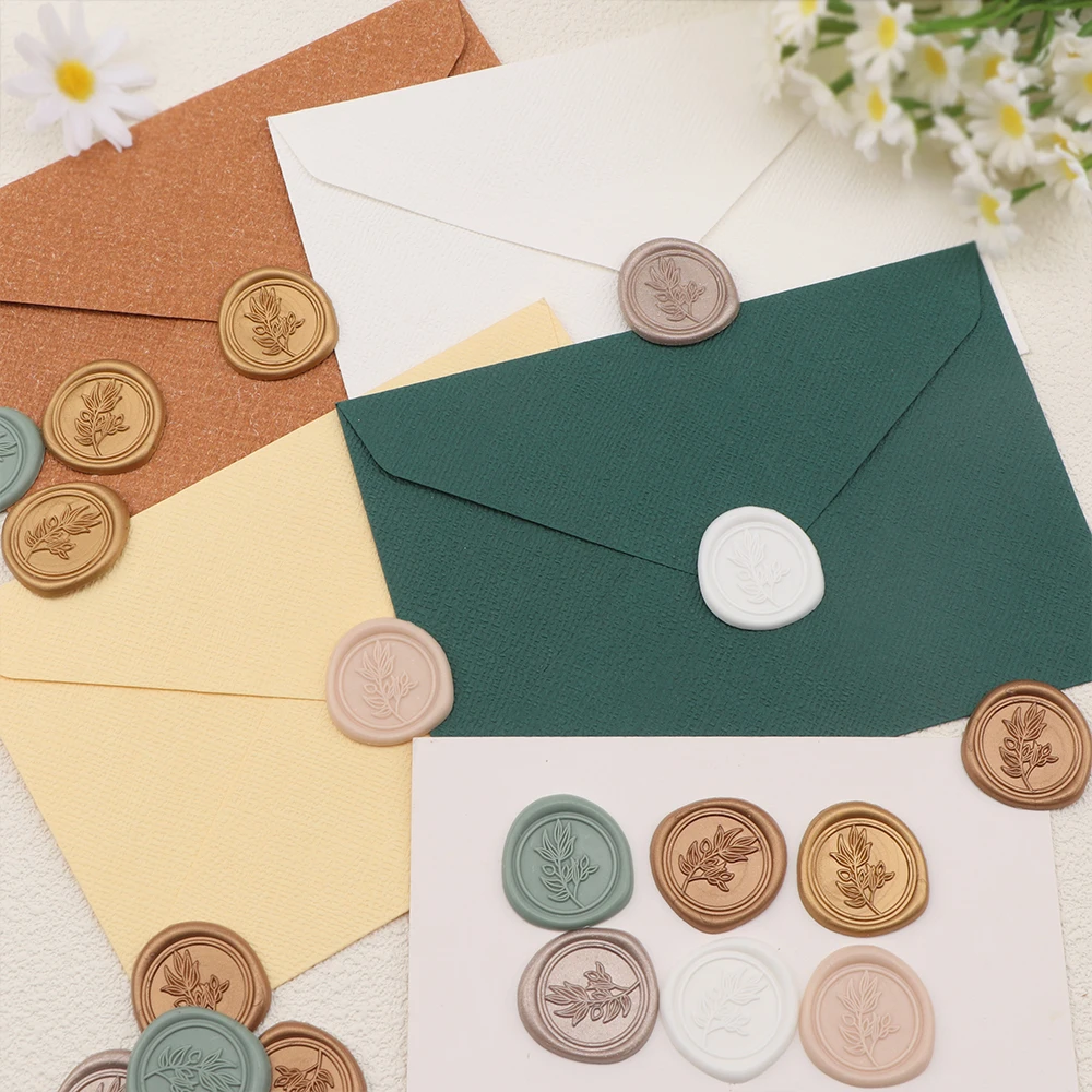 25pcs/set Olive Branches Leafy - Wax Seal Stamp Set 리뷰 및 가격