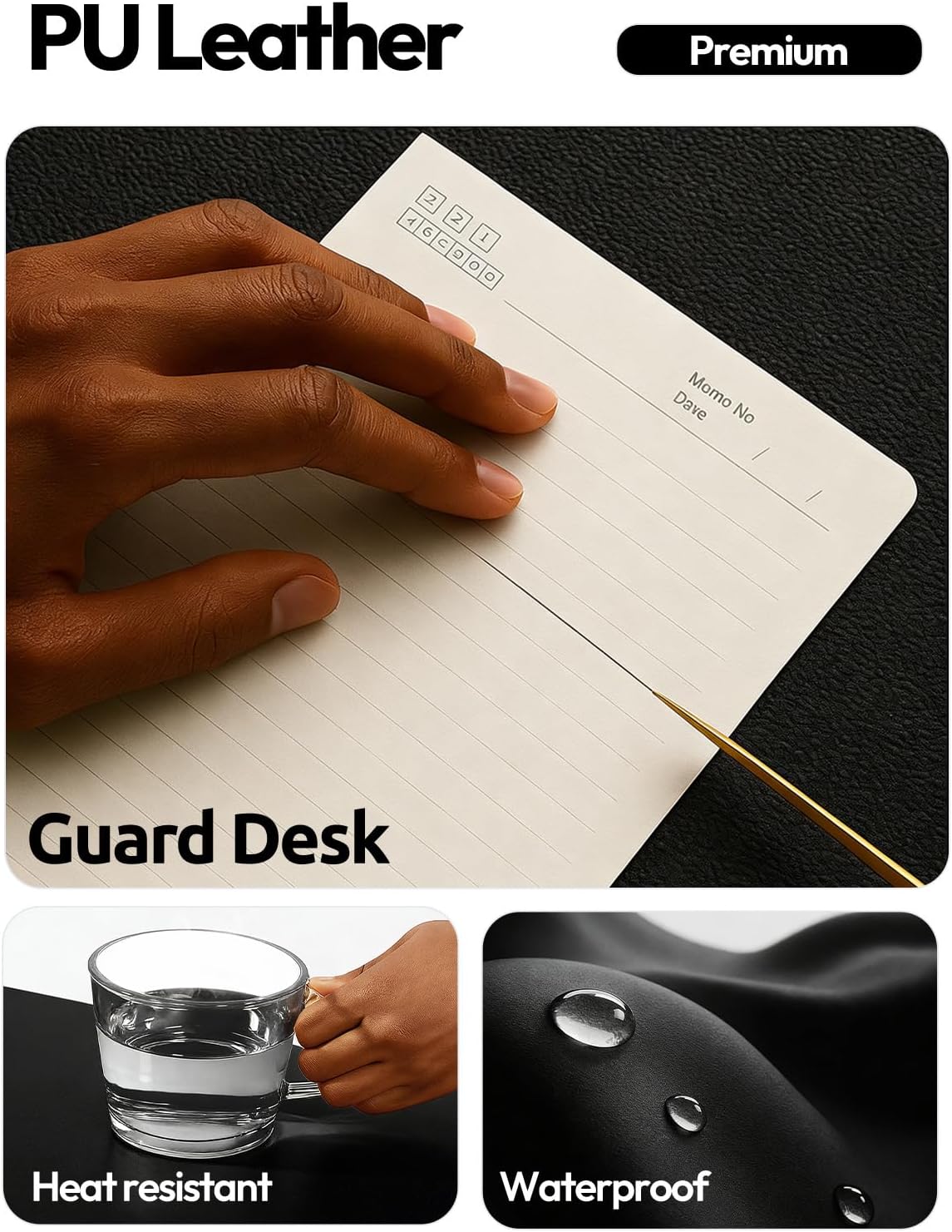 Leather Office Desk Pad Protec - Leather Desk Pad 리뷰 및 가격