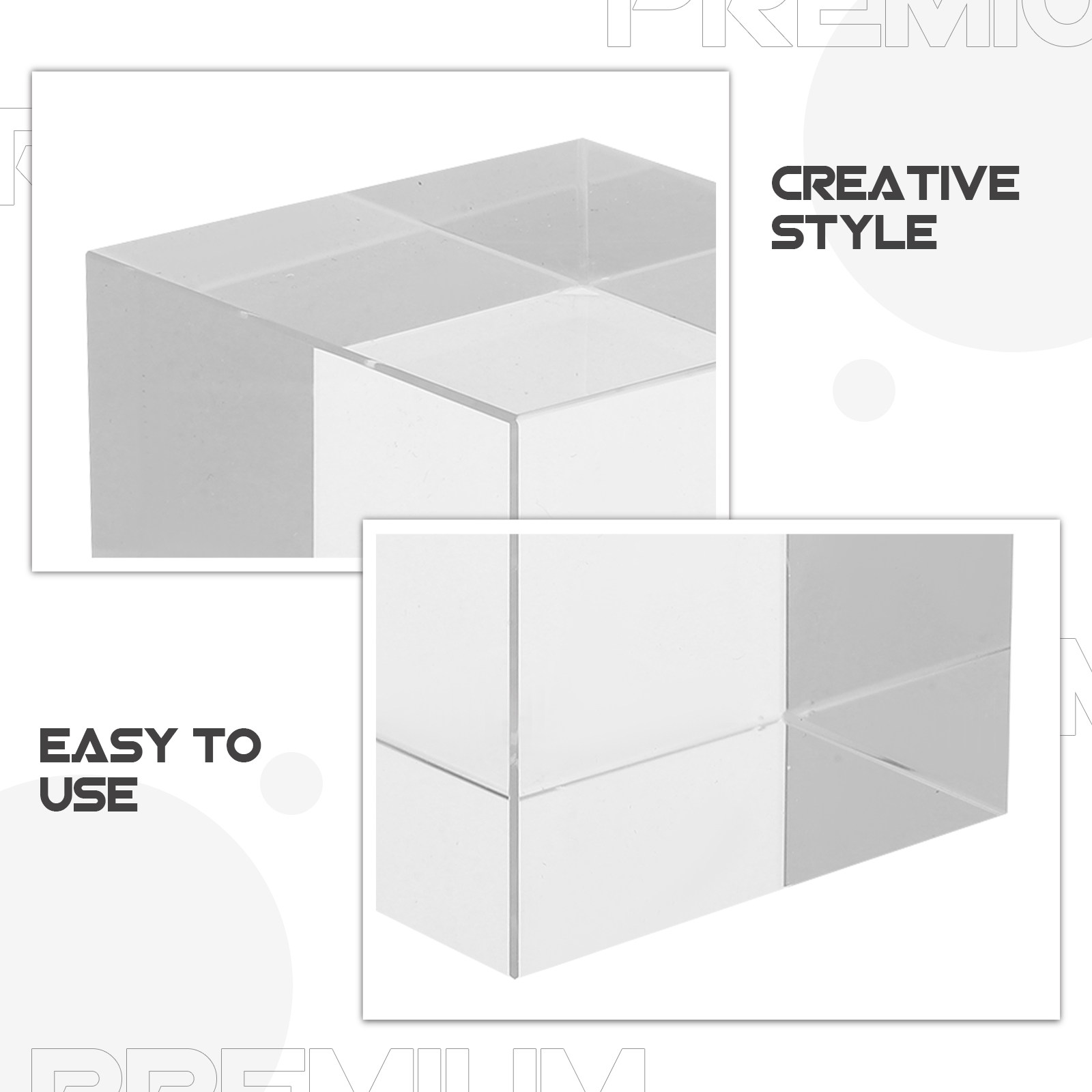 Square Clear Crystal Paperweig - Book Weight Glass 리뷰 및 가격