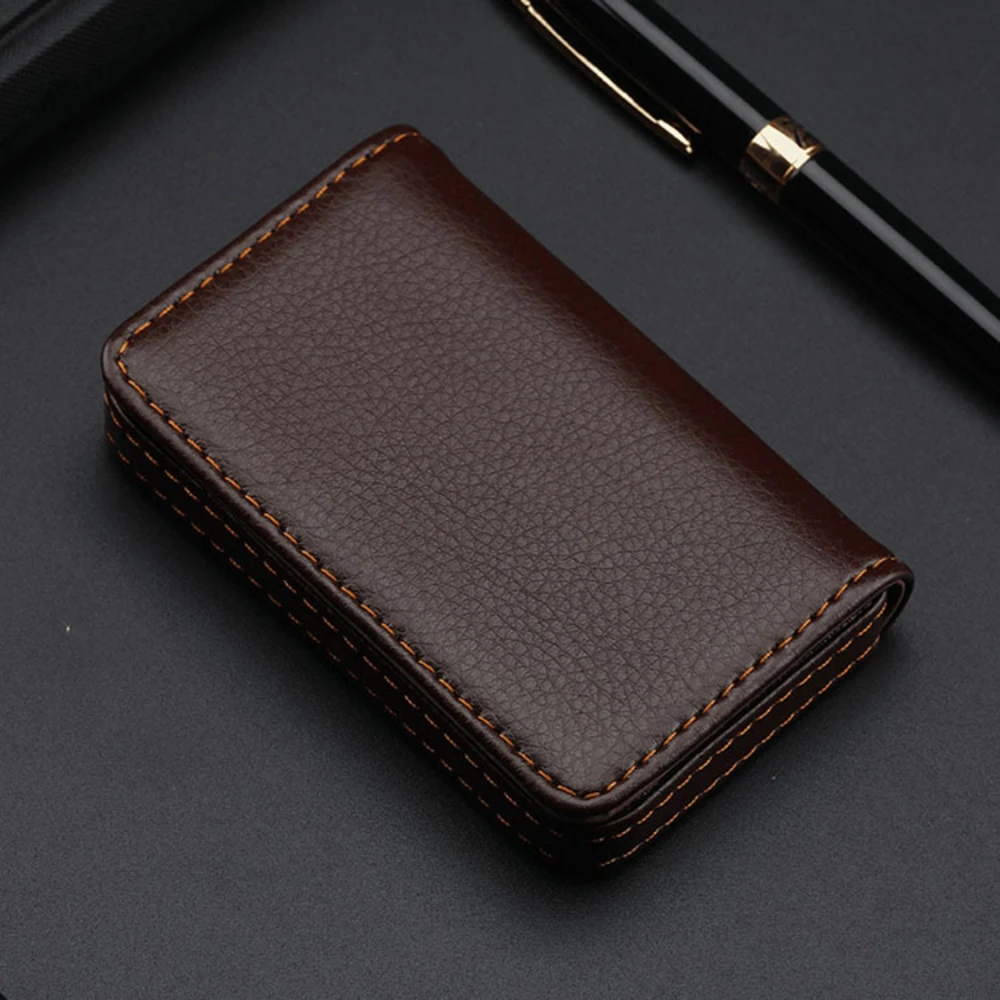 Sized Stitched PU Leather Cred - Index Card Holder 리뷰 및 가격
