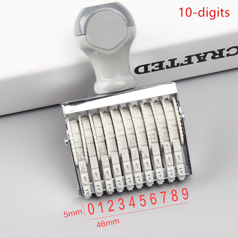 Portable 8/10 Digits Number St - Rubber Date Stamp 리뷰 및 가격