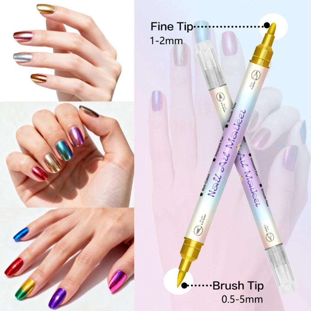 12/24 Colors Dual Tip Nail Art - Correction Pen Fine 리뷰 및 가격