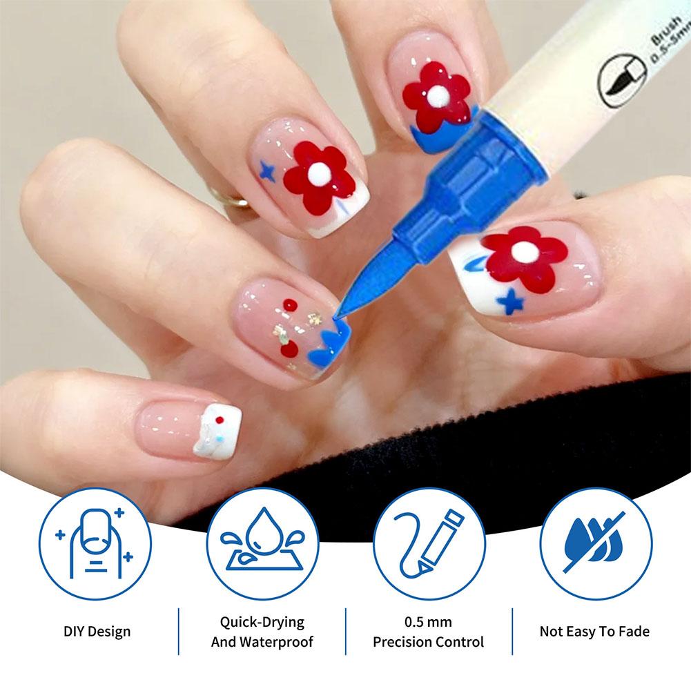 12/24 Colors Dual Tip Nail Art - Correction Pen Fine 리뷰 및 가격
