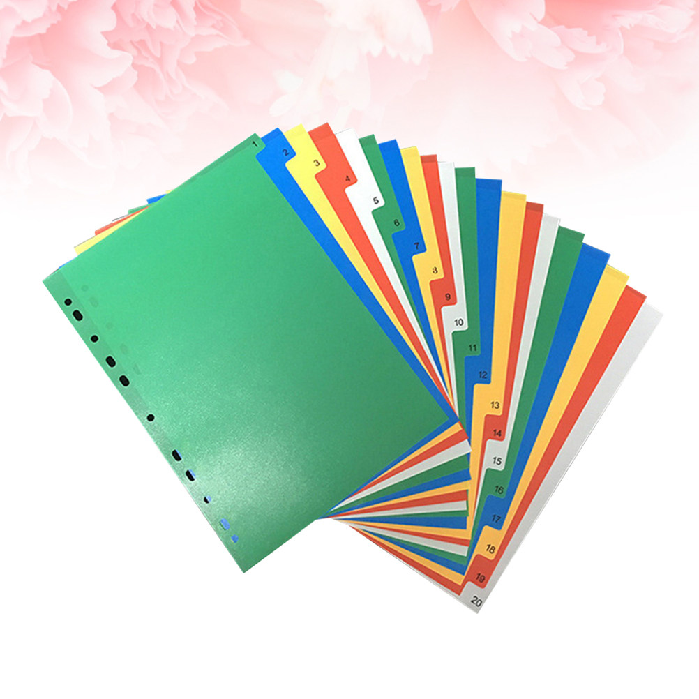 40Pcs A4 Multi Color Binder Di - Tab Divider A4 리뷰 및 가격