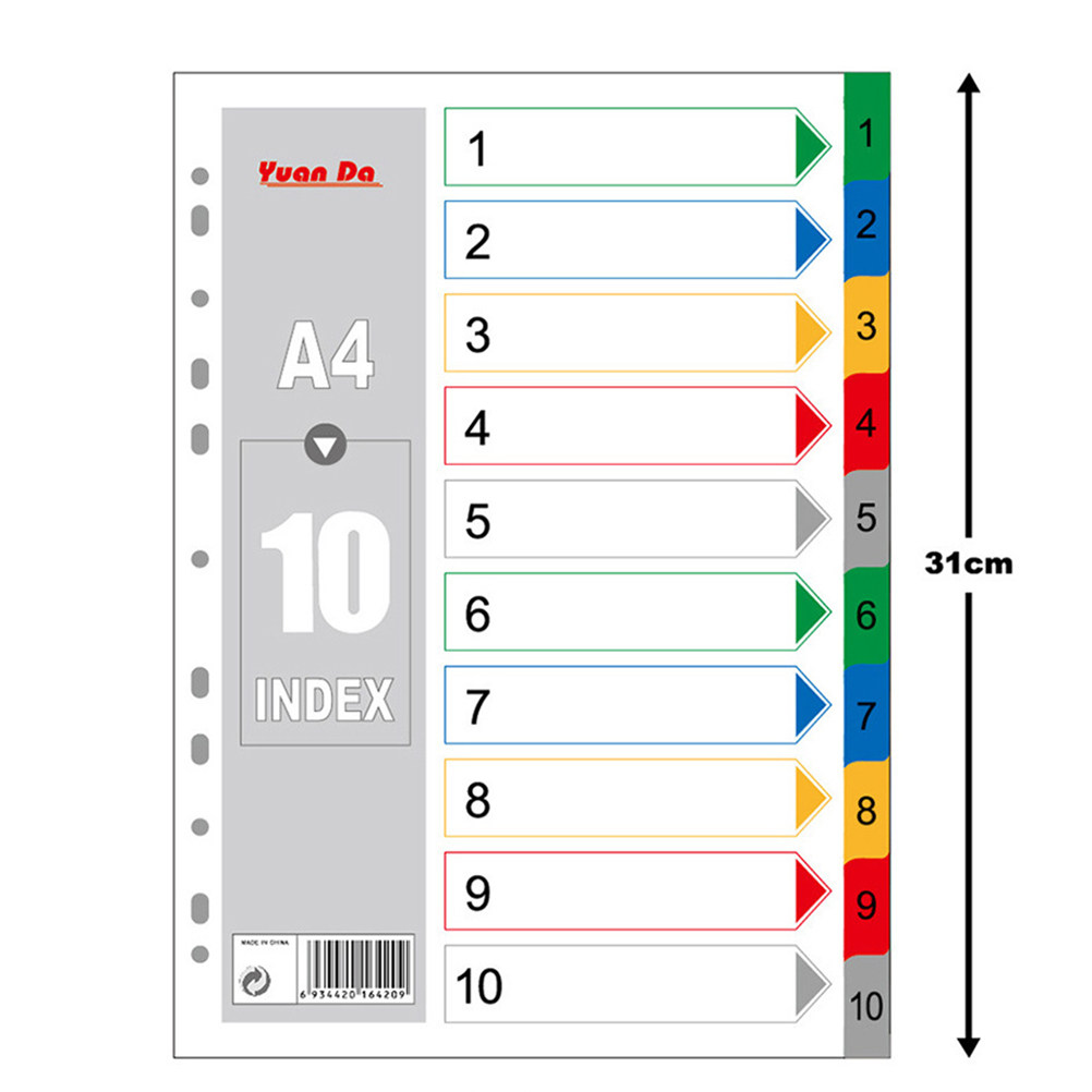 40Pcs A4 Multi Color Binder Di - Tab Divider A4 리뷰 및 가격