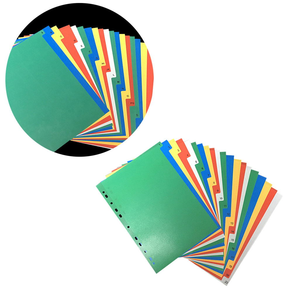 40Pcs A4 Multi Color Binder Di - Tab Divider A4 리뷰 및 가격