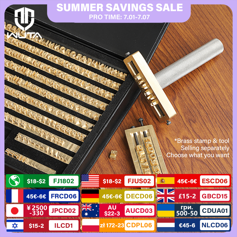 WUTA Brass Stamps Letter Numbe - Rubber Date Stamp 리뷰 및 가격