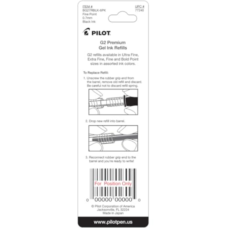 G2 Gel Ink Refills, 0.7 mm,,Pa - Gel Refill Pack 리뷰 및 가격